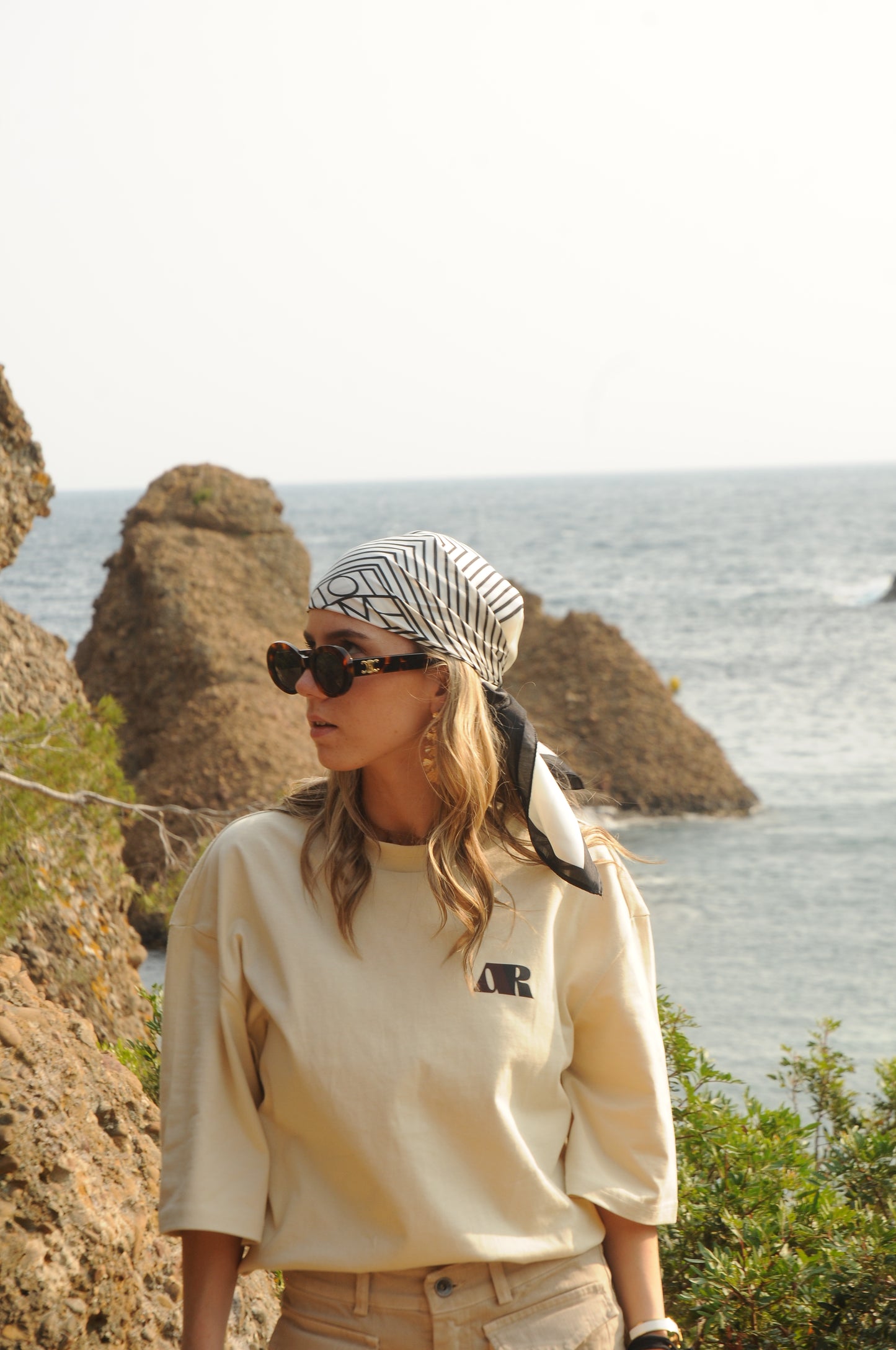 Foulard Nora Blanc