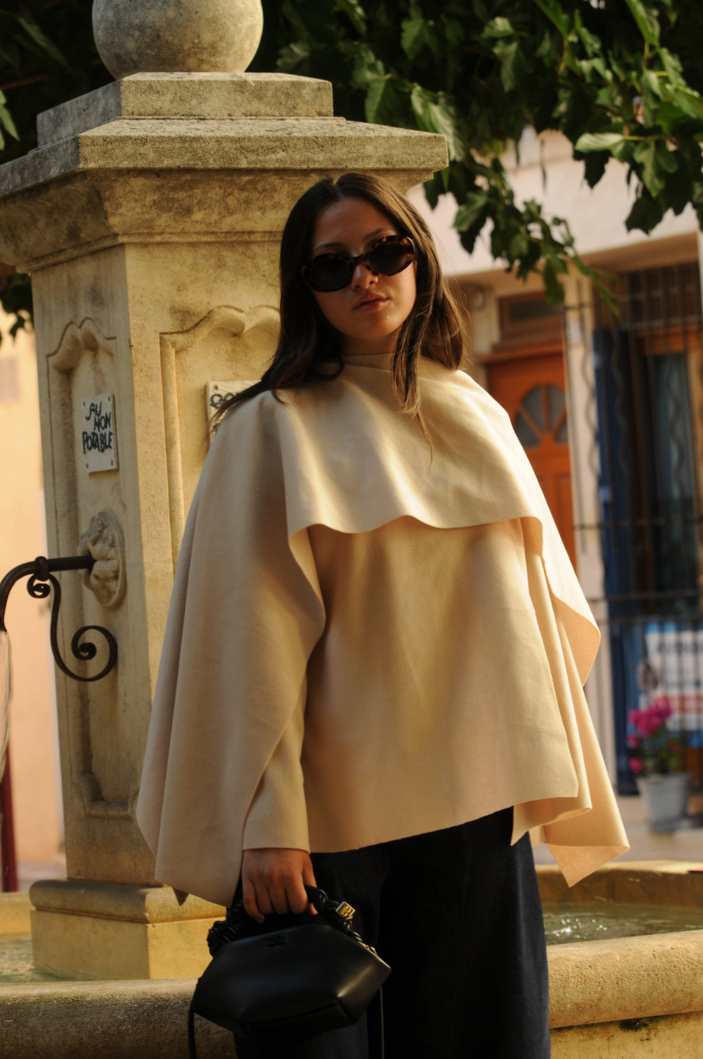 Veste Cape Beige