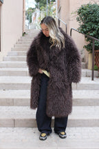 Manteau Mila en fausse fourrure