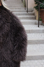 Manteau Mila en fausse fourrure