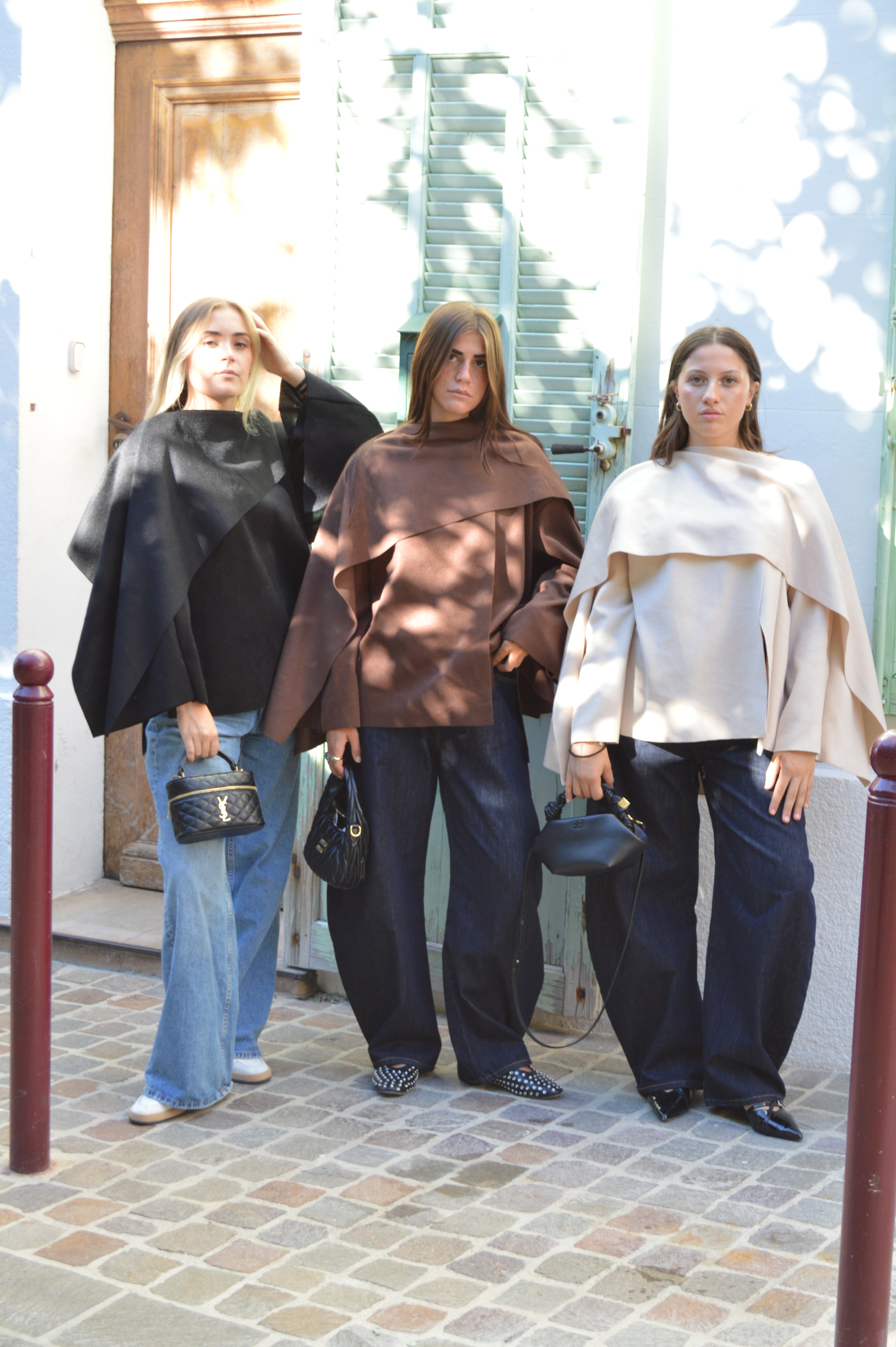Veste Cape noir