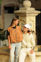 Bomber sans manche Camel