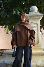 Veste Cape choco