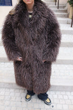 Manteau Mila en fausse fourrure