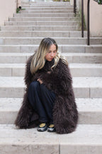 Manteau Mila en fausse fourrure