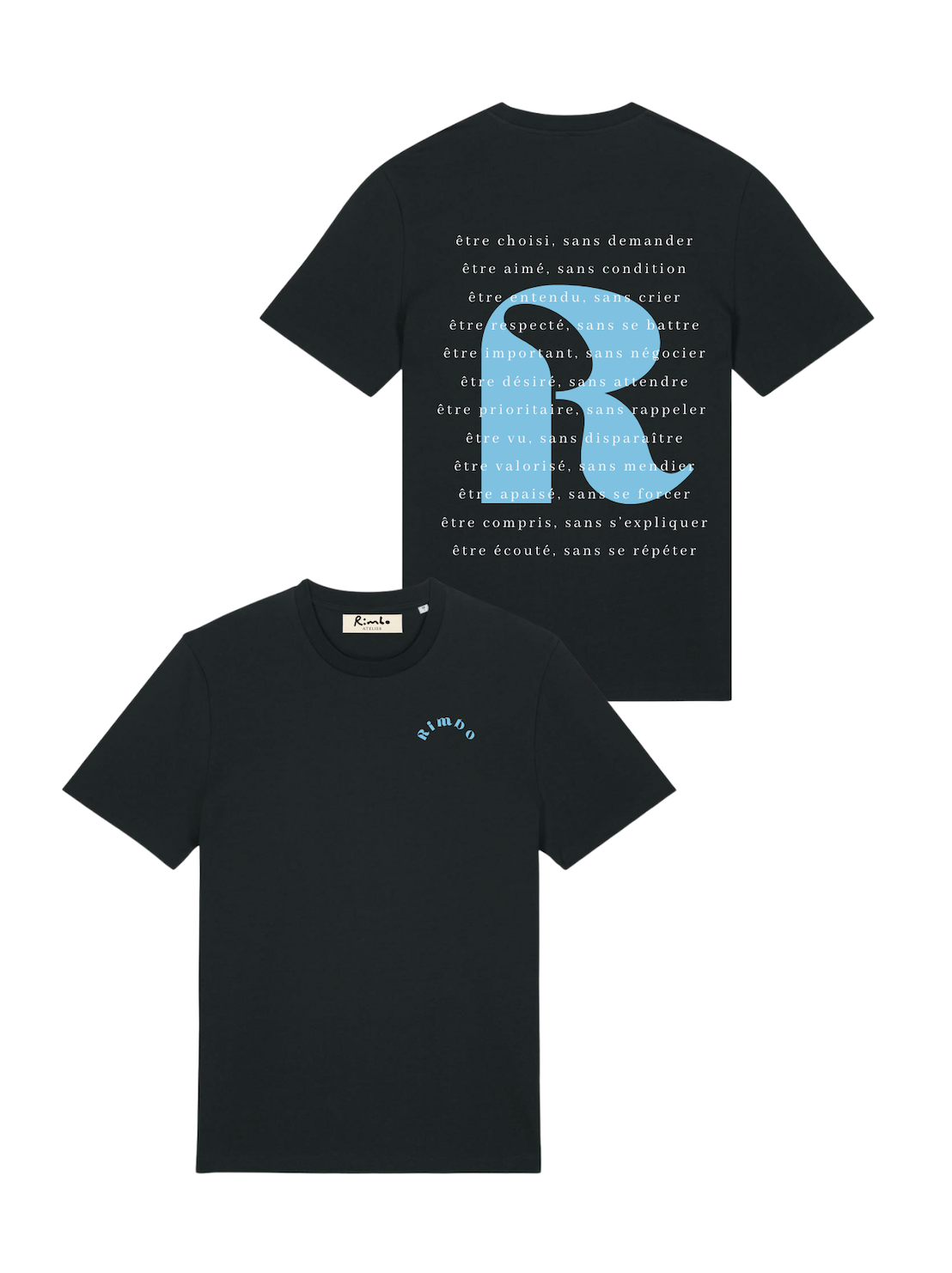 T-shirt Ambition noir