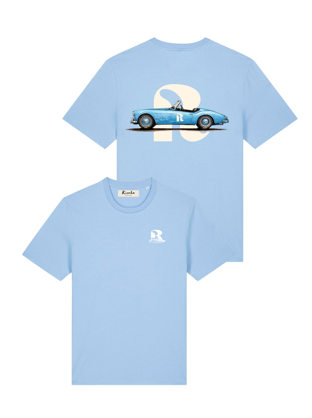T-shirt Vintage Bleu