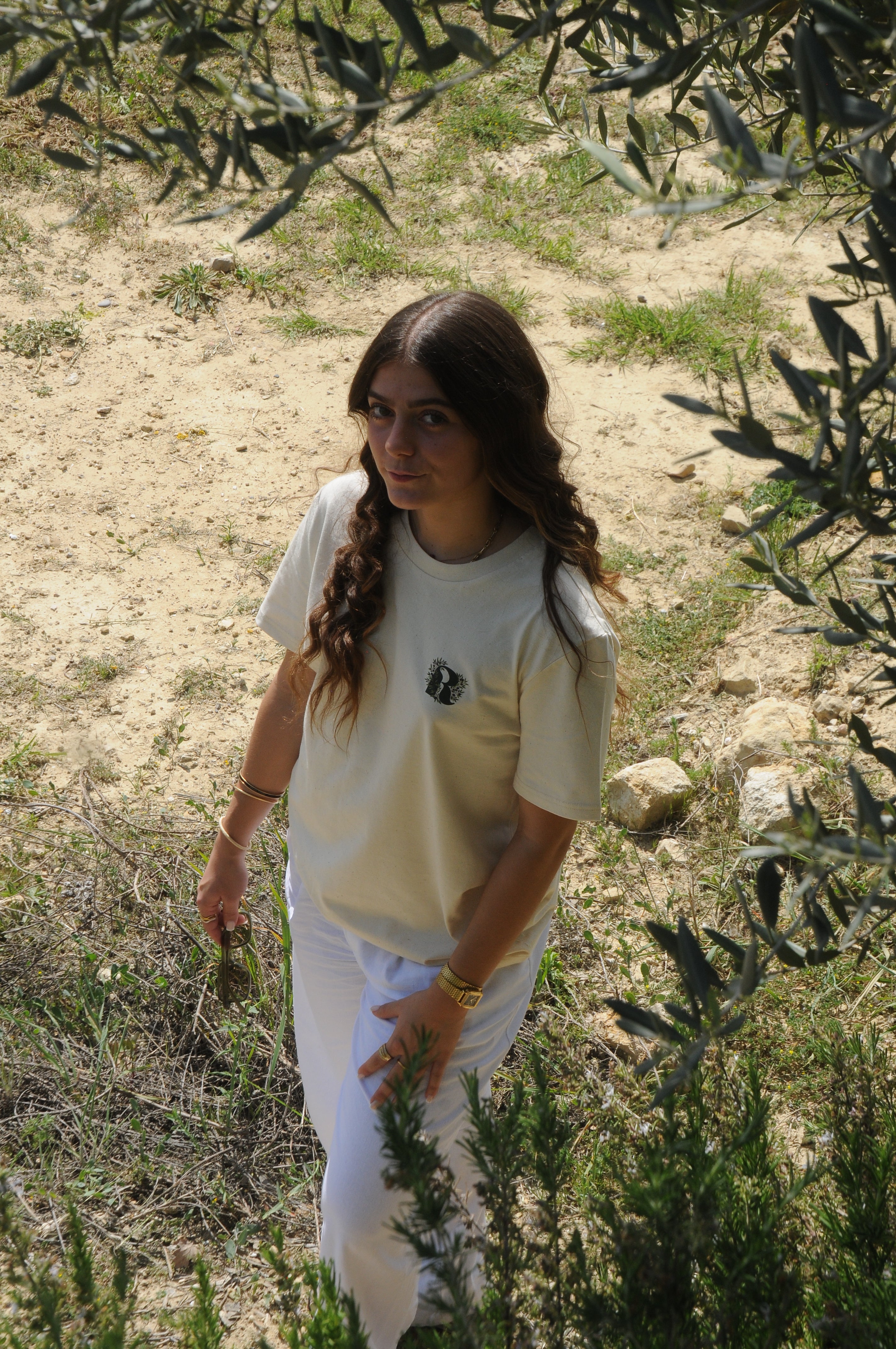 T-shirt Olivier beige