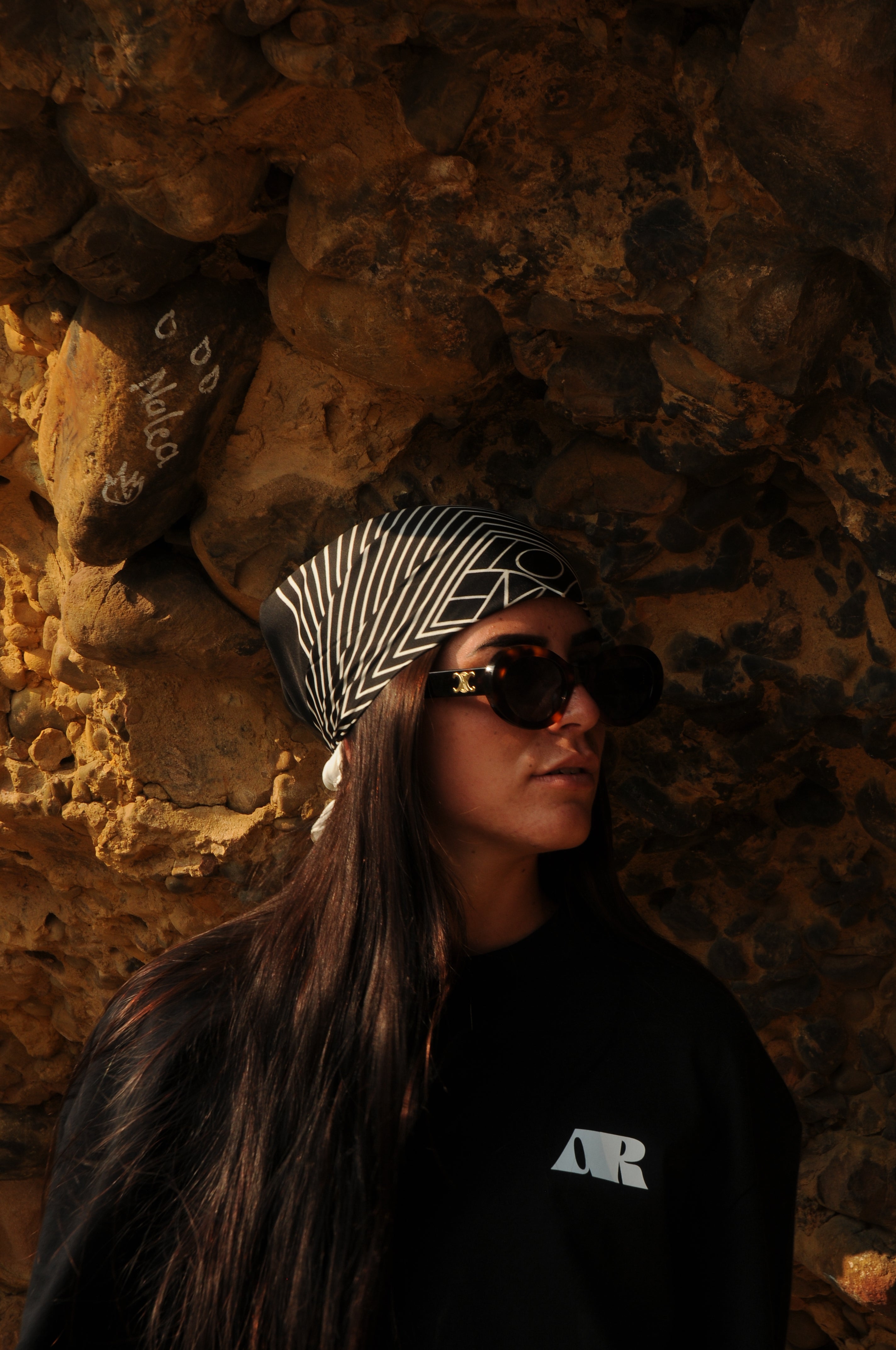 Foulard Nora noir