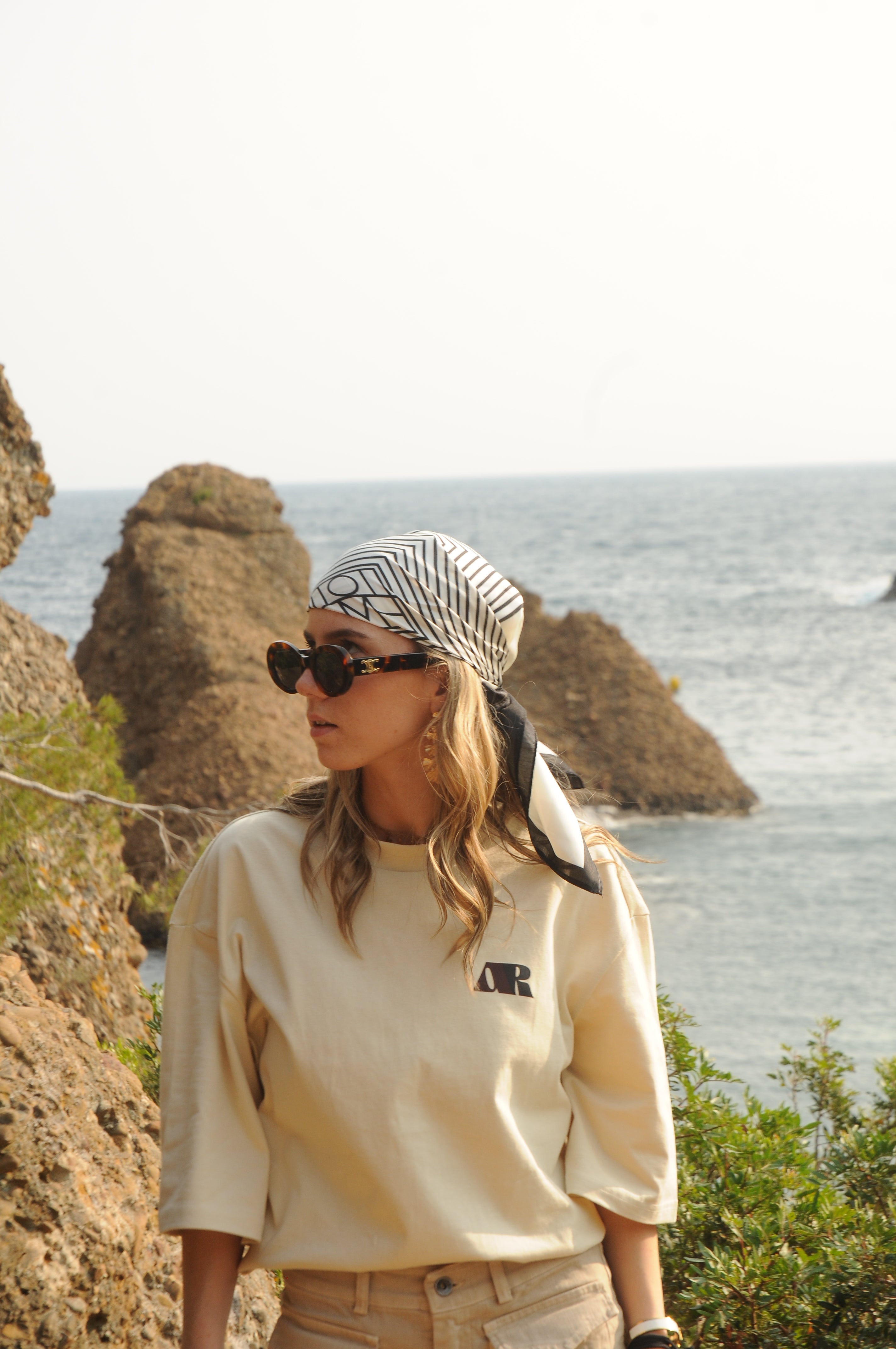 Foulard Nora Blanc